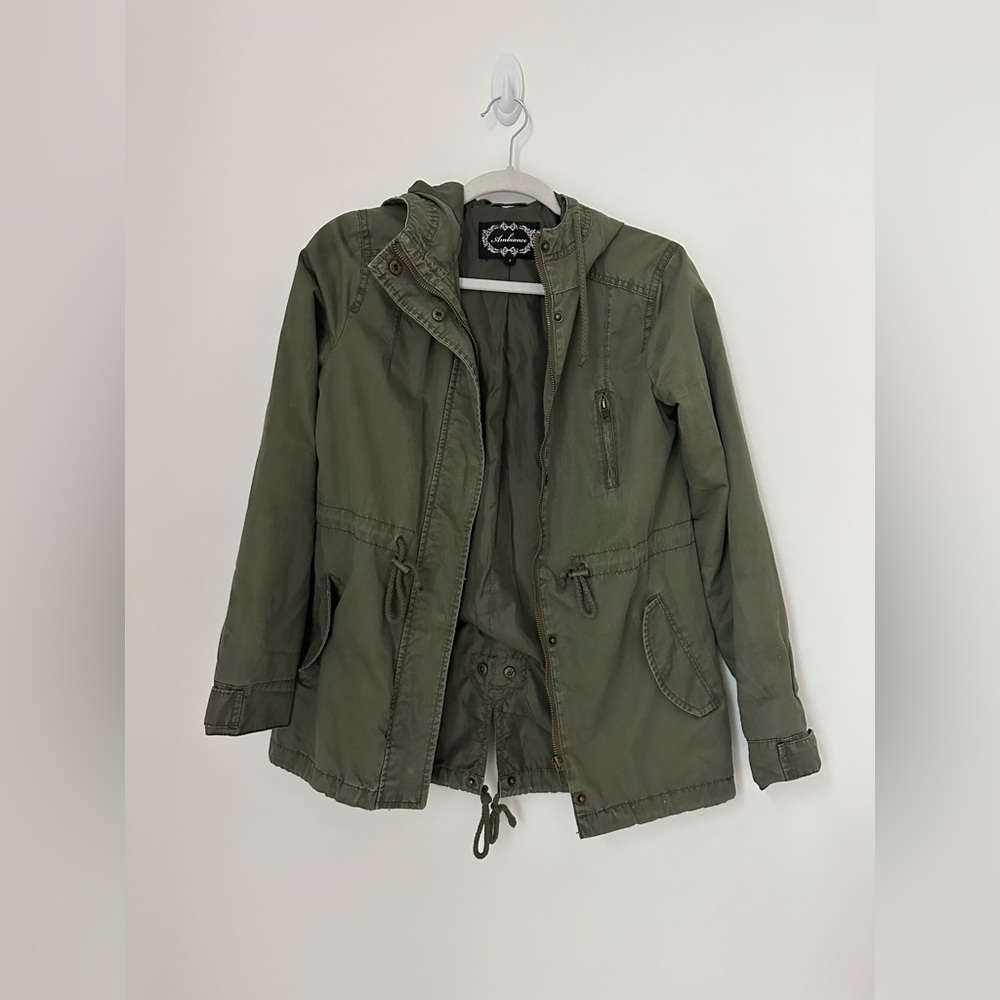 Olive Green Utility Jacket